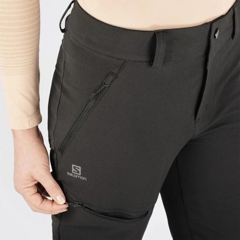 Black Salomon Outpeak Warm Women's Sport Pants | PH 82675V